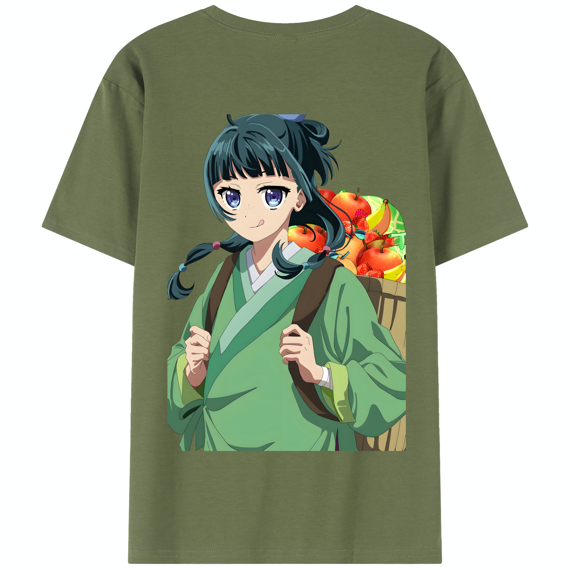 （画像用） 薬屋のひとりごと The Apothecary Diaries 綿100％半袖Tシャツ（背面プリント）